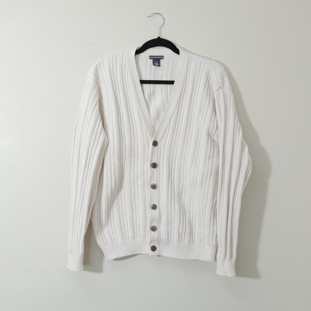 Knightsbridge Vintage Tan Cardigan (L)